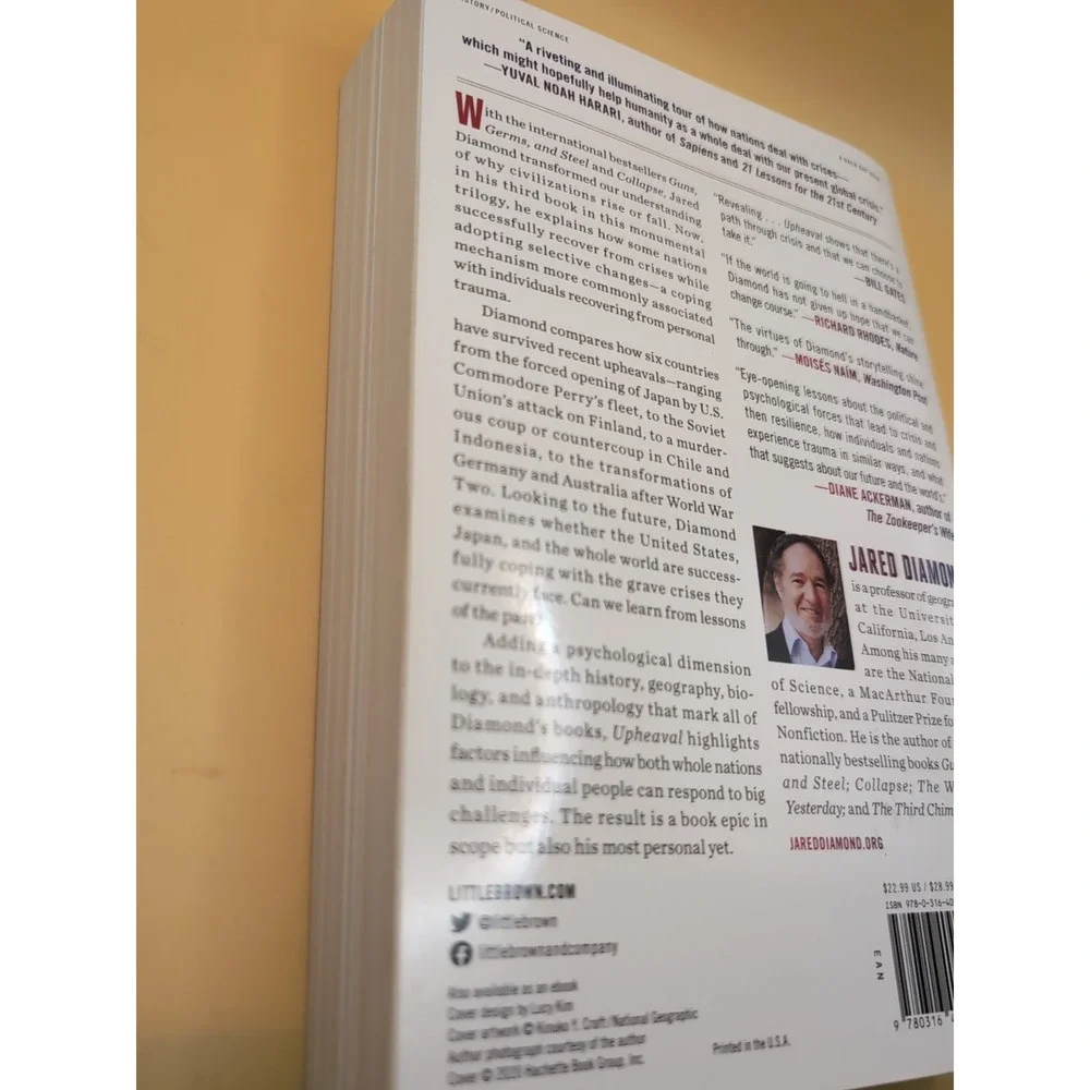 Upheaval : Turning Points for Nations in Crisis by Jared Diamond (2020, Trade...